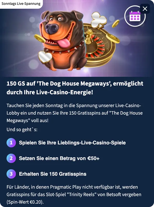 LunarSpins Bonus