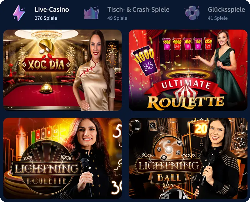 LunarSpins Casino Spiele