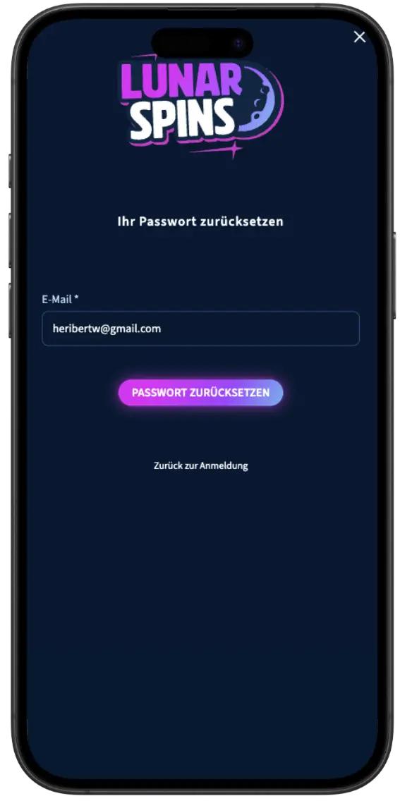 Lunar Spins Login